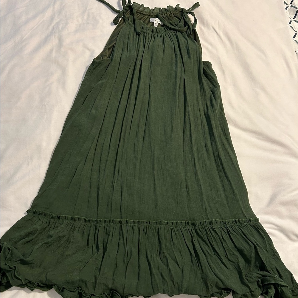 Women’s Sleeveless Halter Neck A-Line Dress